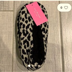 Cheetah/leopard print slippers